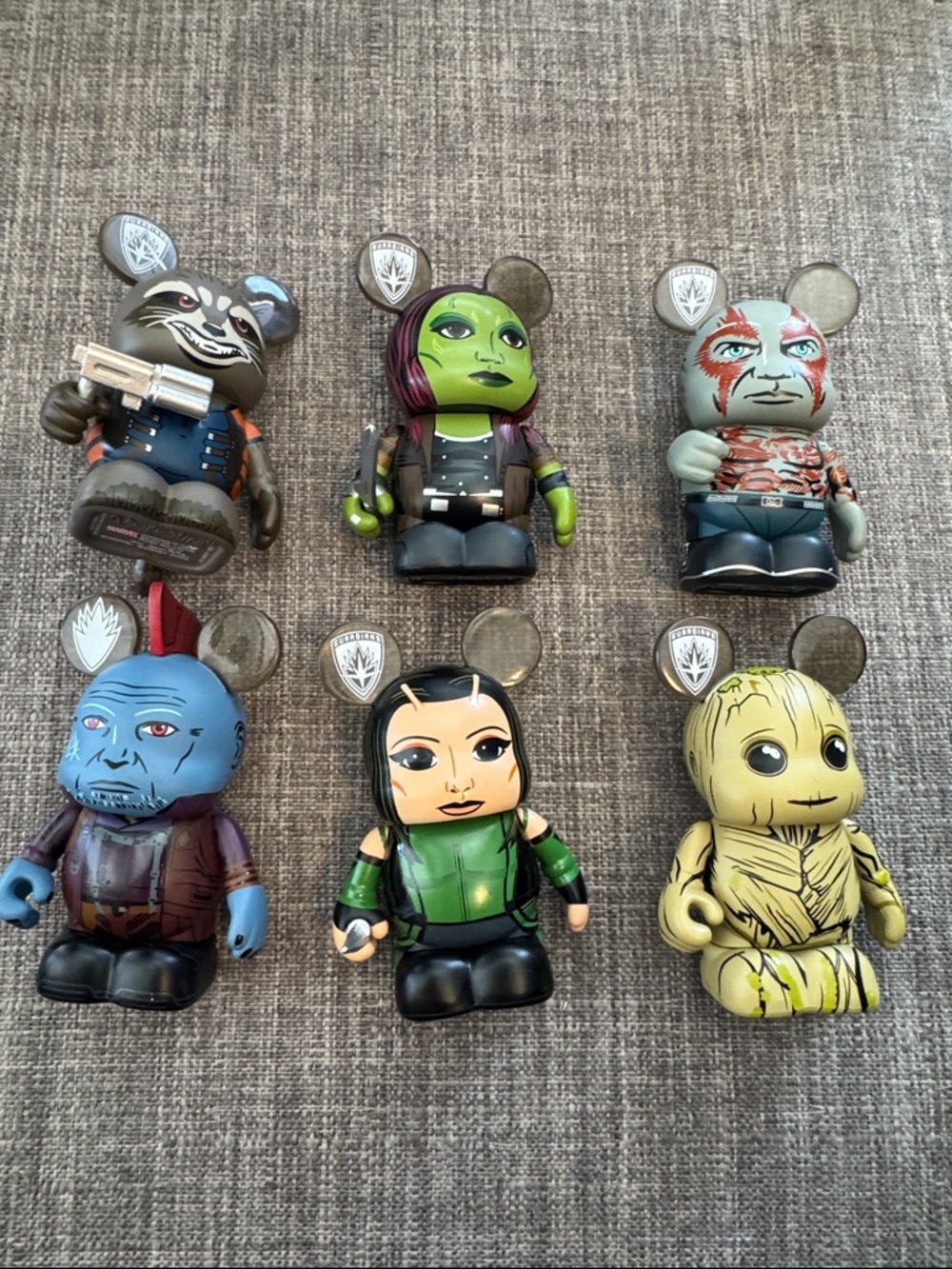 Disney Vinylmation set of 6 Guardians of the Galaxy